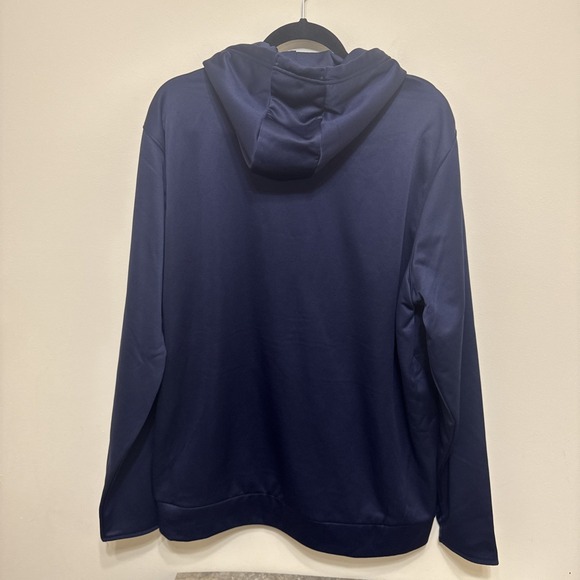 Under Armour Men's Loose Fit XL John Carroll JCU Performance Hoodie Blue NWT - Picture 7 of 8